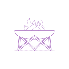 Fixtures Fire Pits Orren Ellis Faisal Stainless Steel Wood Burning Fire Pit Icon Svg Vector, Free Vectors File